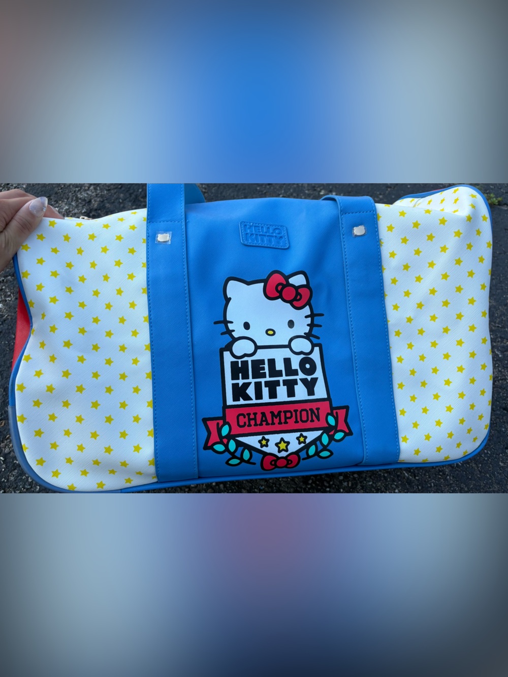 Hello Kitty Champion Rolling Travel Duffle